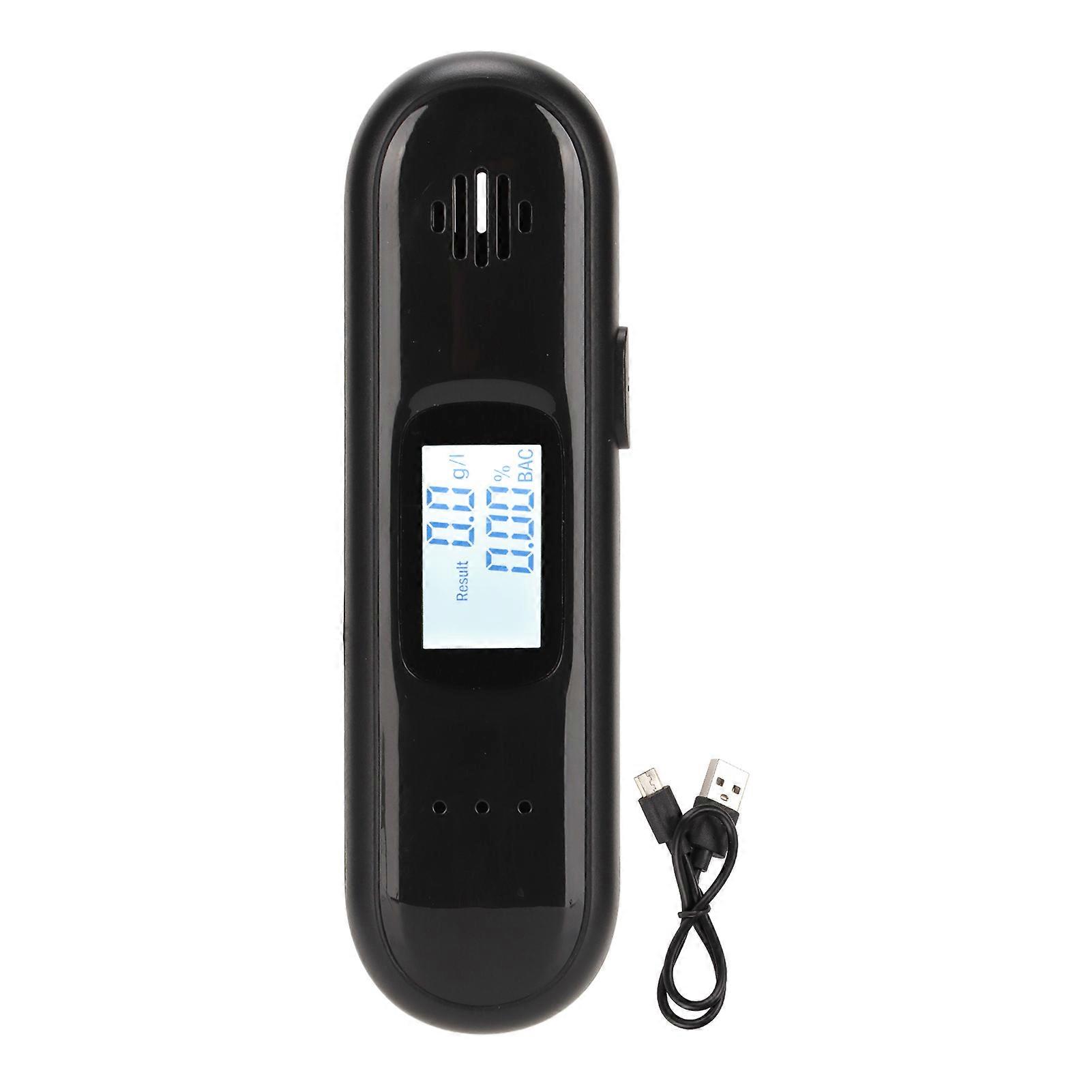 Non Contact Alcohol Tester Portable Breathalyzer USB Rechargeable High Precision Sensor for Personal Professional Use