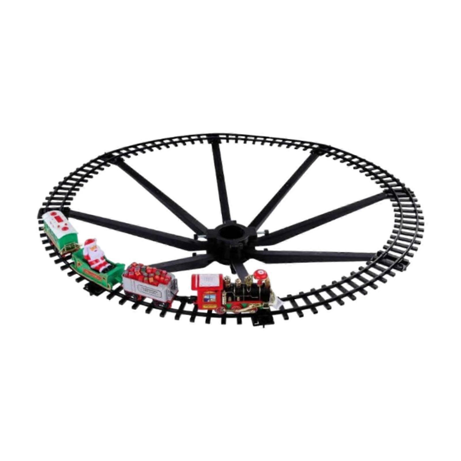 סט רכבת חג המולד עם צעצועי רכבת אור סאונד לילדים בנות בנים ילדים