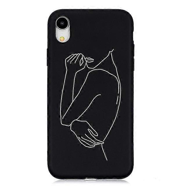 Abstract Art Line Case For Apple iPhone 13 12 11 Pro Max Sky Pattern Soft TPU Back Cover for iPhone X/XS XR XS Max 7 Plus/8 Plus SE2020