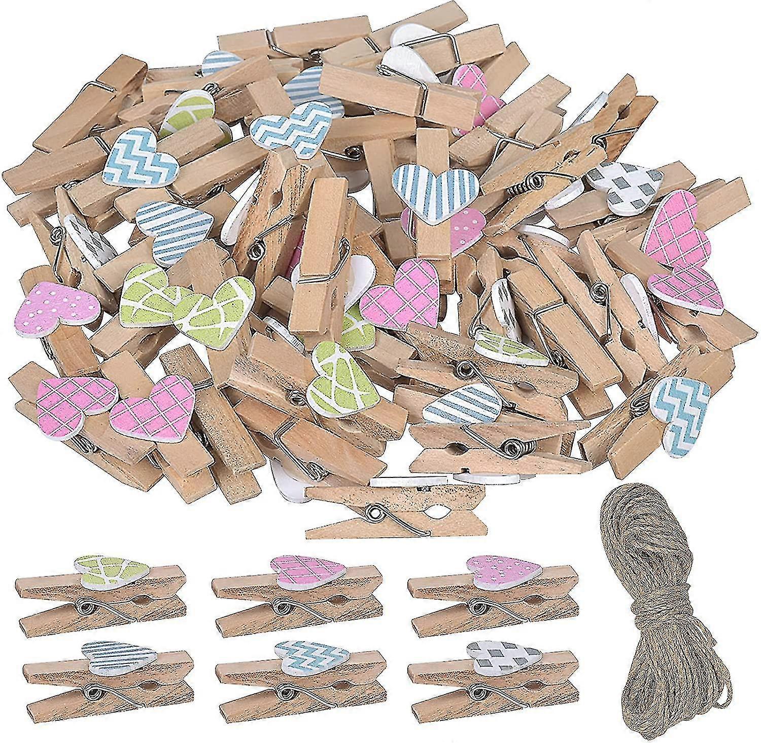 50 جهاز كمبيوتر شخصى مقاطع صور خشبية ، ستة أنماط مصغرة خشبية مقاطع صور ملونة