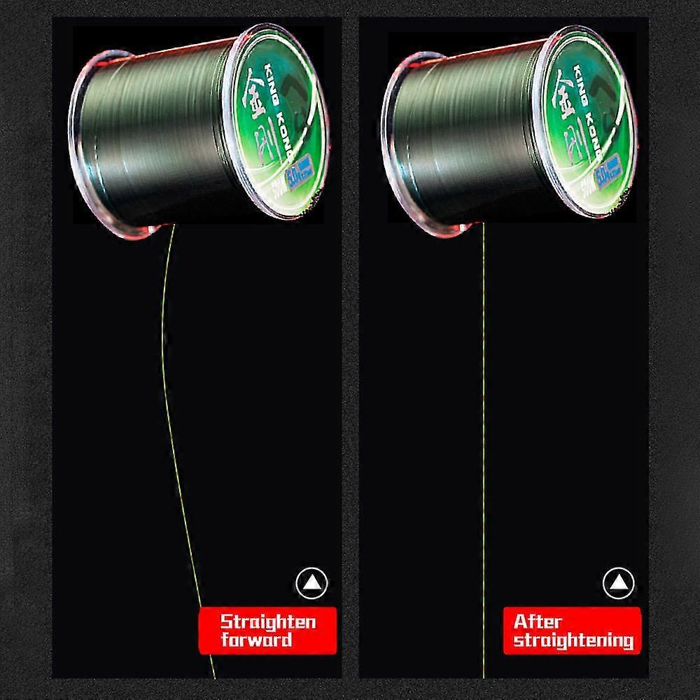 Fio de pesca de nylon resistente à ação de 500m invisível