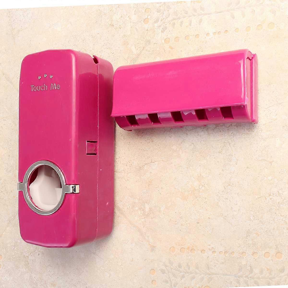 Automatic Toothpaste Dispenser With Toothbrush Holder Dust-proof Automatic Toothpaste Squeezer