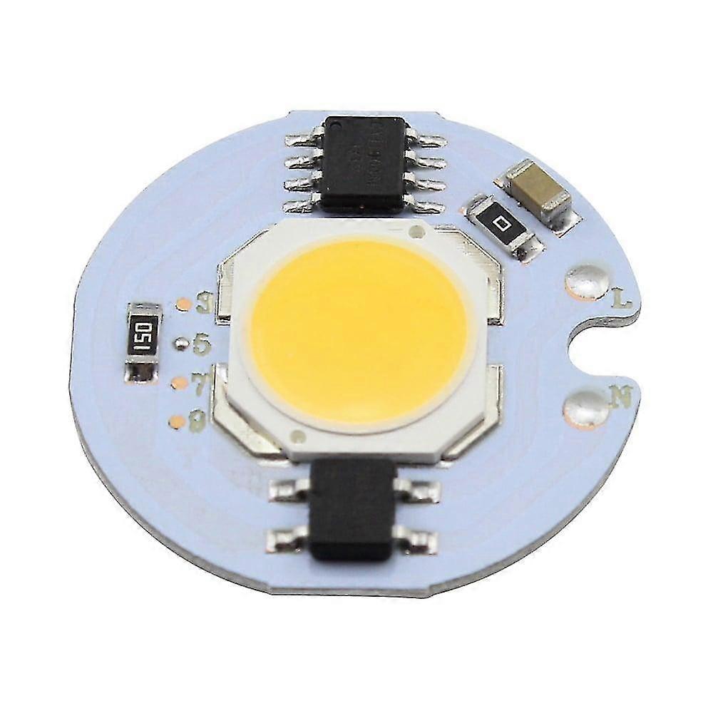 1 pcs 3W DIY Led Light SMD COB Chip Bead Smart IC 220V for DIY for Floodlight Spot Light Cold White