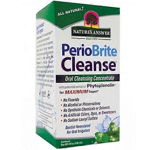 Nature's Answer PerioBrite Cleanse Oral Irrigating Concentrate ,4 Oz