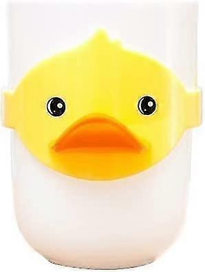 Kids Toothbrush Holder Wall Mounted(White)