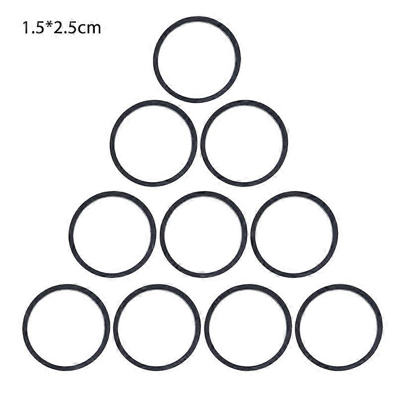 10Pcs/bag 1.5mm Universal Cassette Tape Machine Belts Assorted Common Rubber