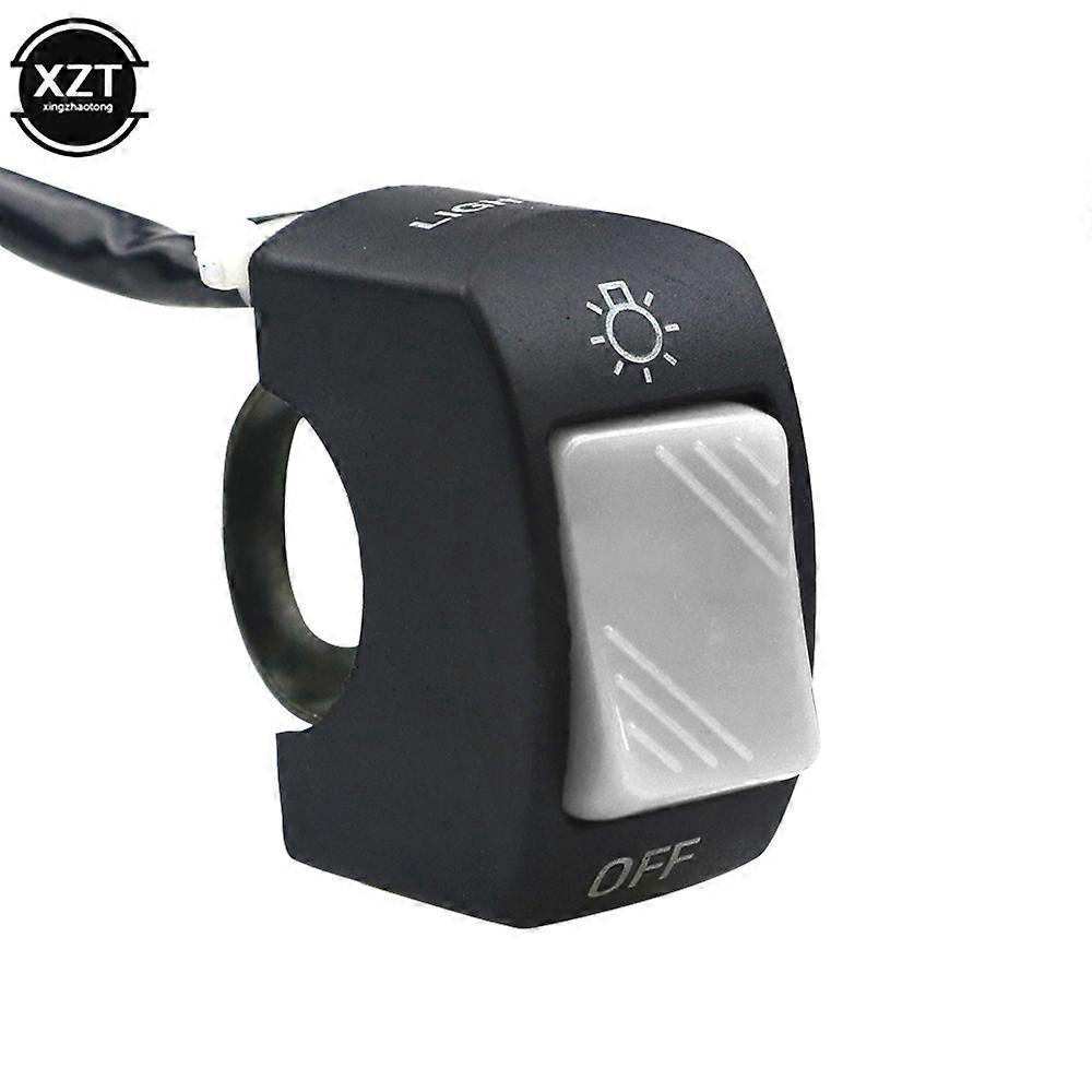 12V On/Off Motorcycle Switch Button 22mm Button Connector ATV Electronic Bicycle Scooter Motorcycle Handle Switch