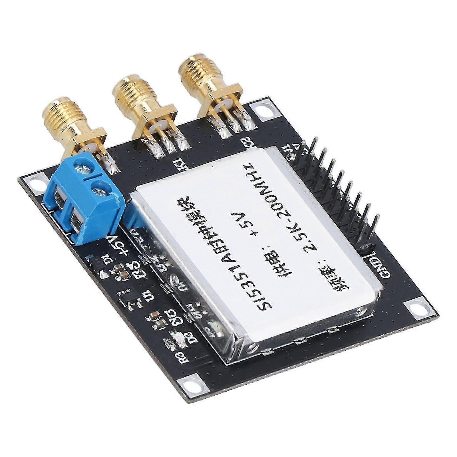 Clock Signal Generator Module Low Noise Square Wave Frequency Generator for SI5351