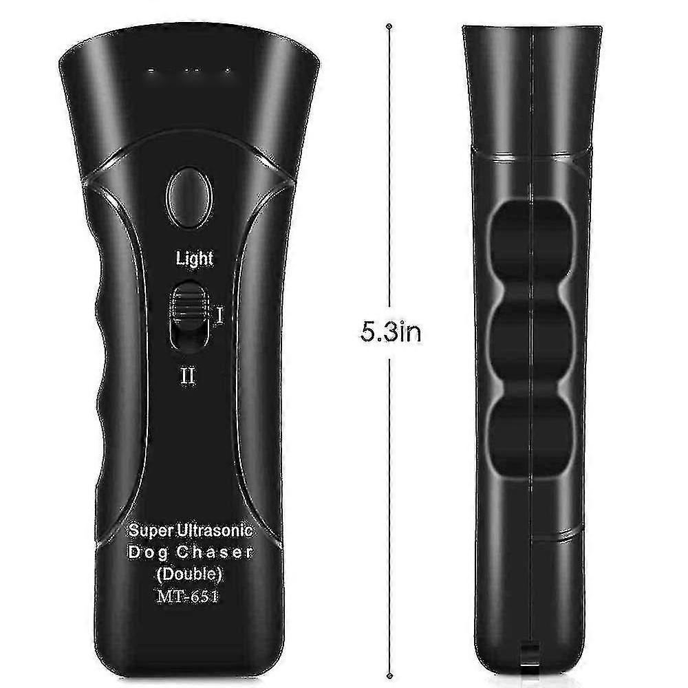 Pet Gentle Ultrasonic Dog Anti-barking Trainer Led Light Chaser Device