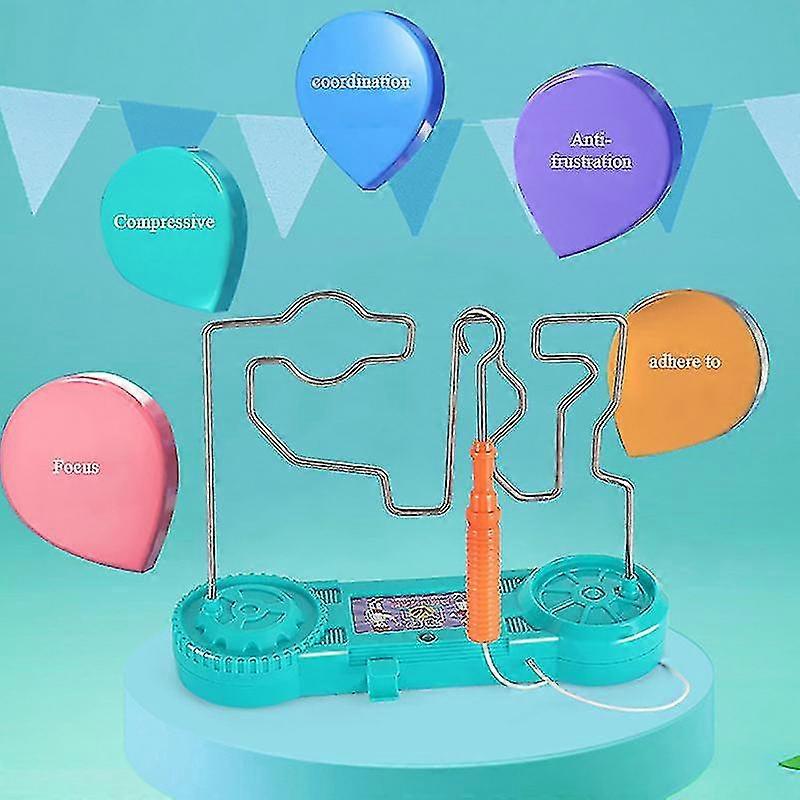 Bjxy Electric Shock Toy Touch Maze Wire Game For Kids Collision