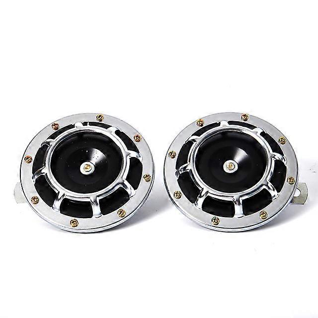 2pcs 12v 115DB Hella Super Loud Compact Electric Blast Tone Car Air Horn Kit For Motorcycle and Car 335HZ/400HZ