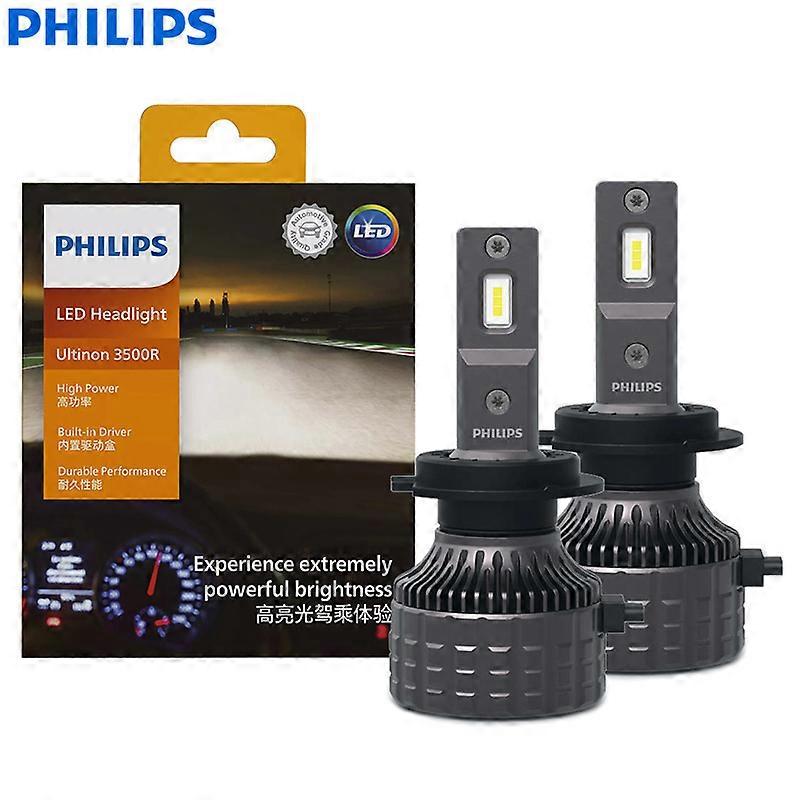 LED H7 Ultinon 3500R High Power 30W 2600LM Car Headlight 6500K White High Lumen Watt LED Lamps PX26d LUM11972U3500X2, 2x