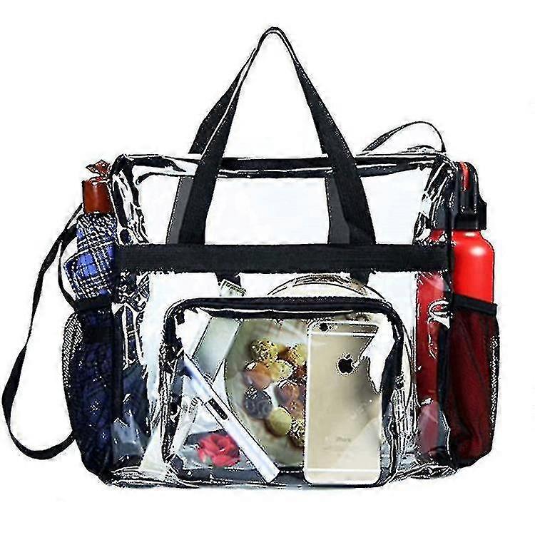 Clear Tote Bag, Clear Crossbody Bag Adjustable Shoulder Strap For Work