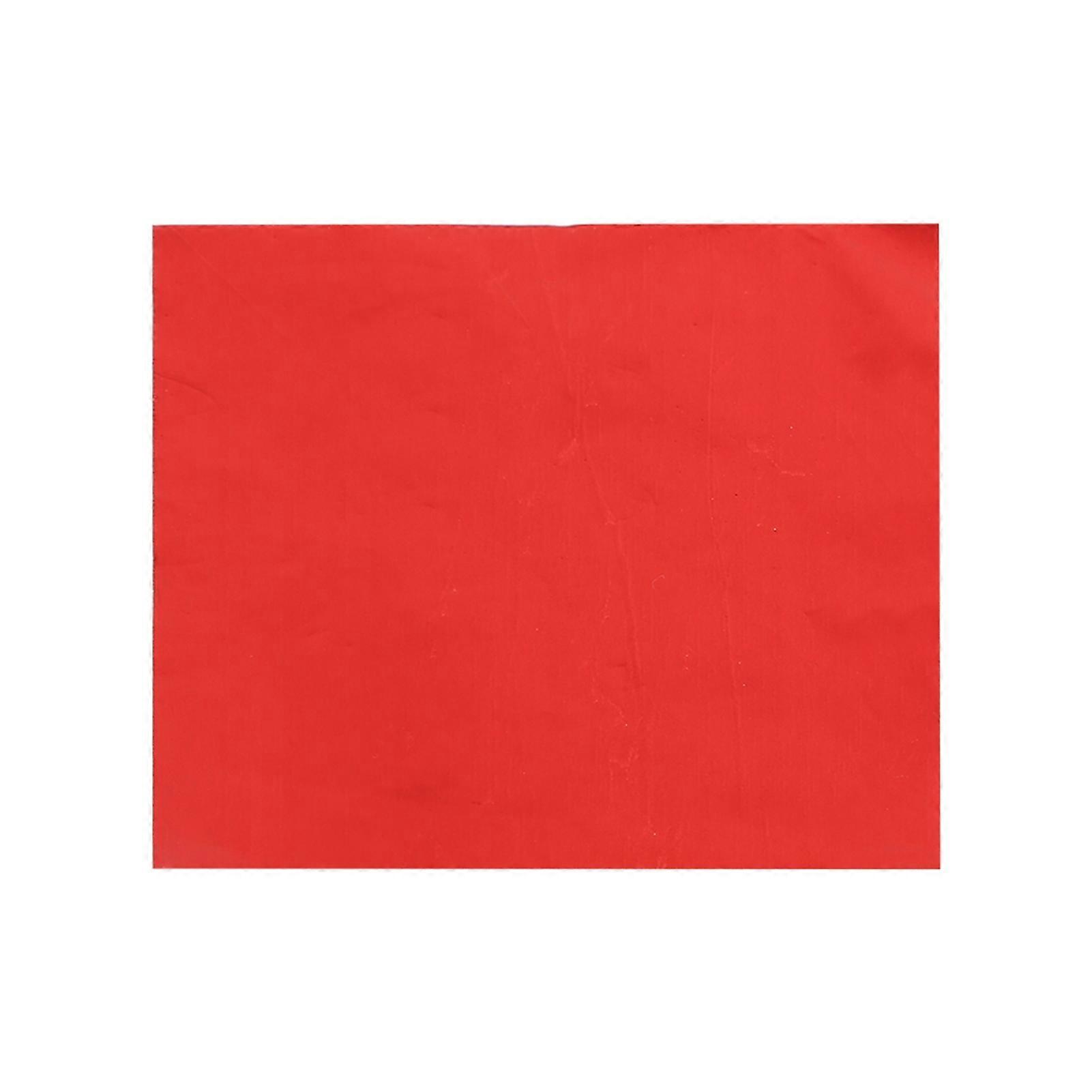 100Pcs/Lot Square Candy Making Sweets Chocolate Lolly Foil Wrappers Paper 3" X 3" Red