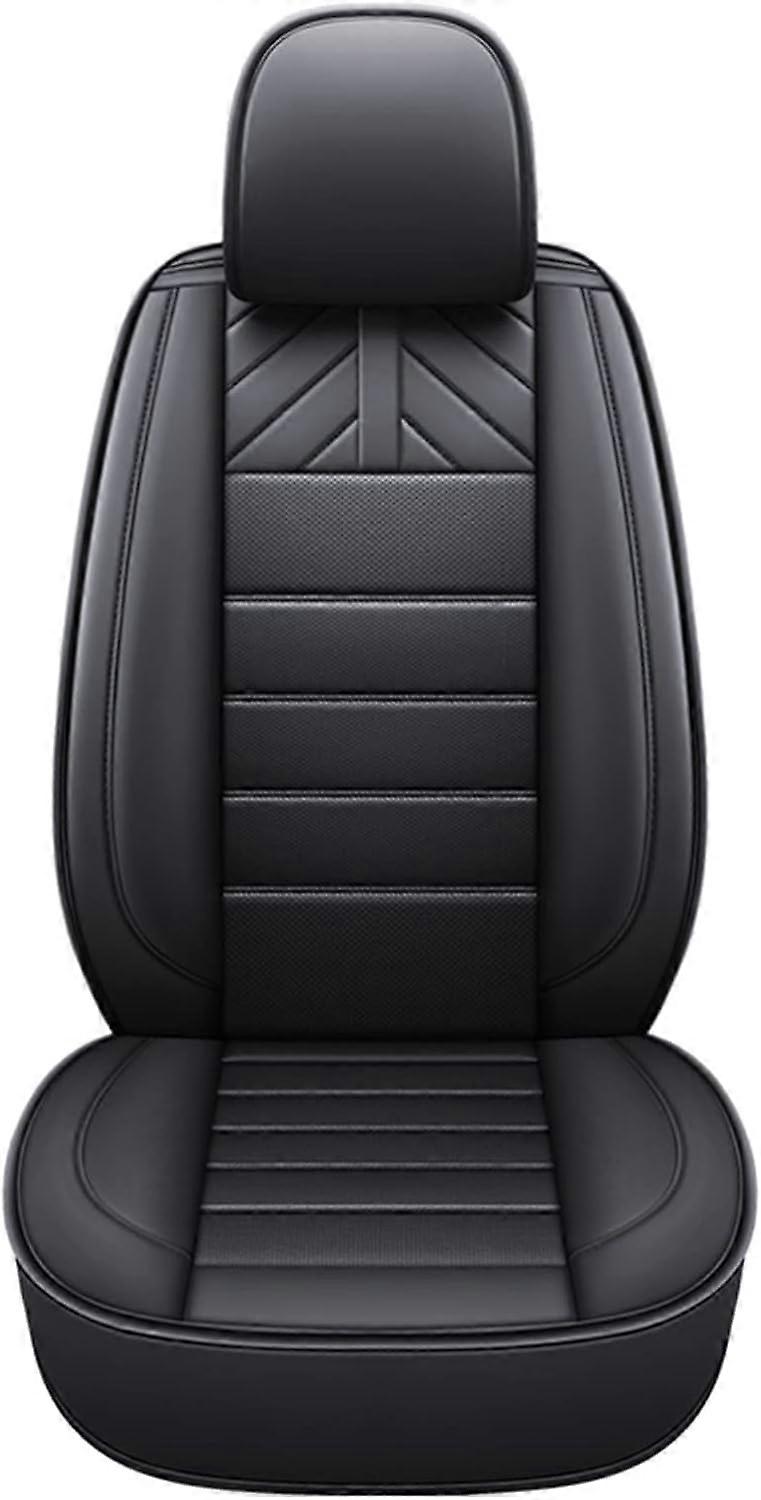 Car Seat Cover Car Accessories Front Rear Leather Protective Seat Covers Auto Interior Protective For Ford For Fiesta For Kuga (Color : Rear Gray)