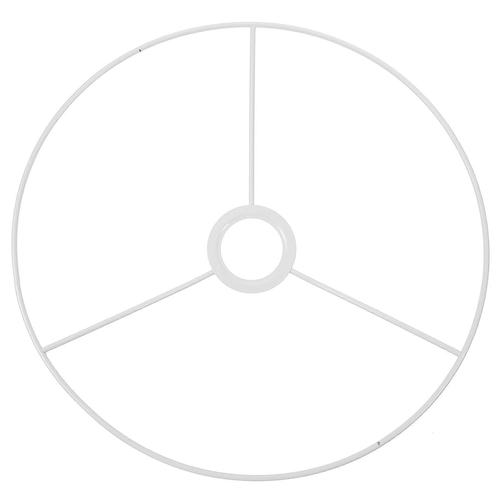 Lampshade Frame Round Vintage Lamp Shade Frame E27 Base 30cm Lampshade Supply