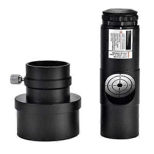 1.25" Red Laser Collimator+2" Adaptor for Telescopes with 7 Bright Level