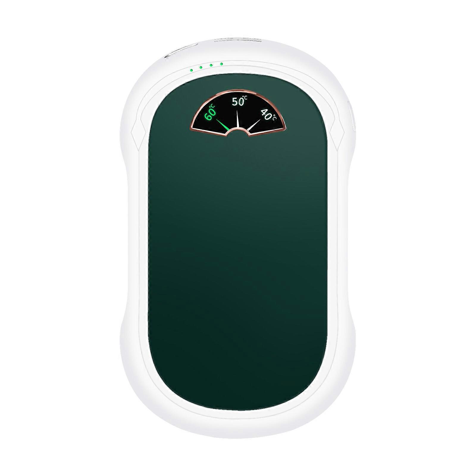 Rechargeable Portable Hand Warmers - 2s Instant Heat - 3 Heat Levels - 10000mAh Power Bank