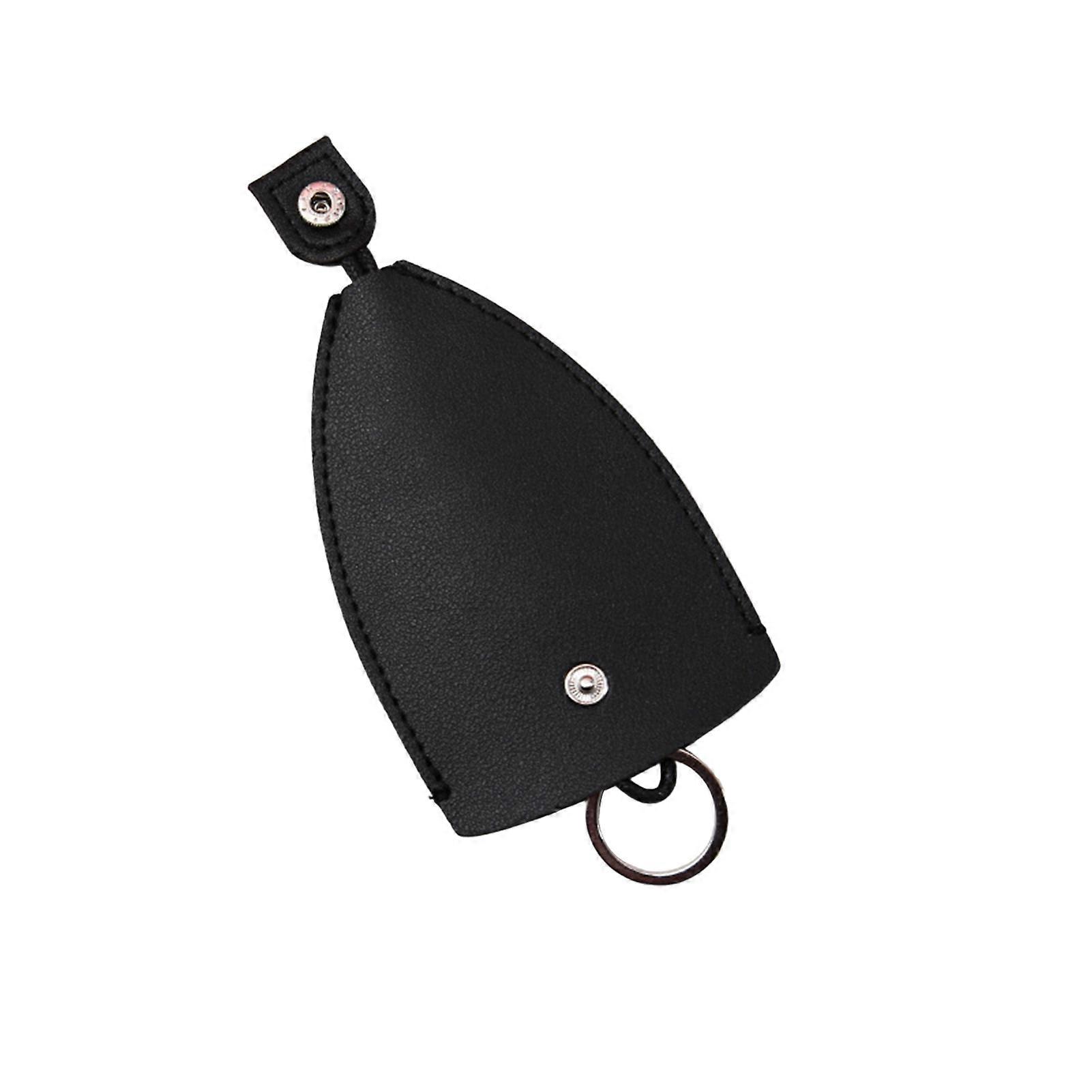 Key Case Anti-scratch Anti-dust Waterproof Pull Out Type Storage Items Faux Leather Access Card Key Package Daily Use QingHai