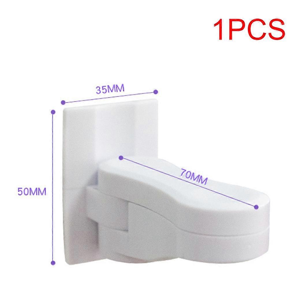 10-1pcs Child Safe Door Security Latch 180 Rotating Cabinet Lock Self Adhesive Window Door Handle Lock for Window Door Cabinet