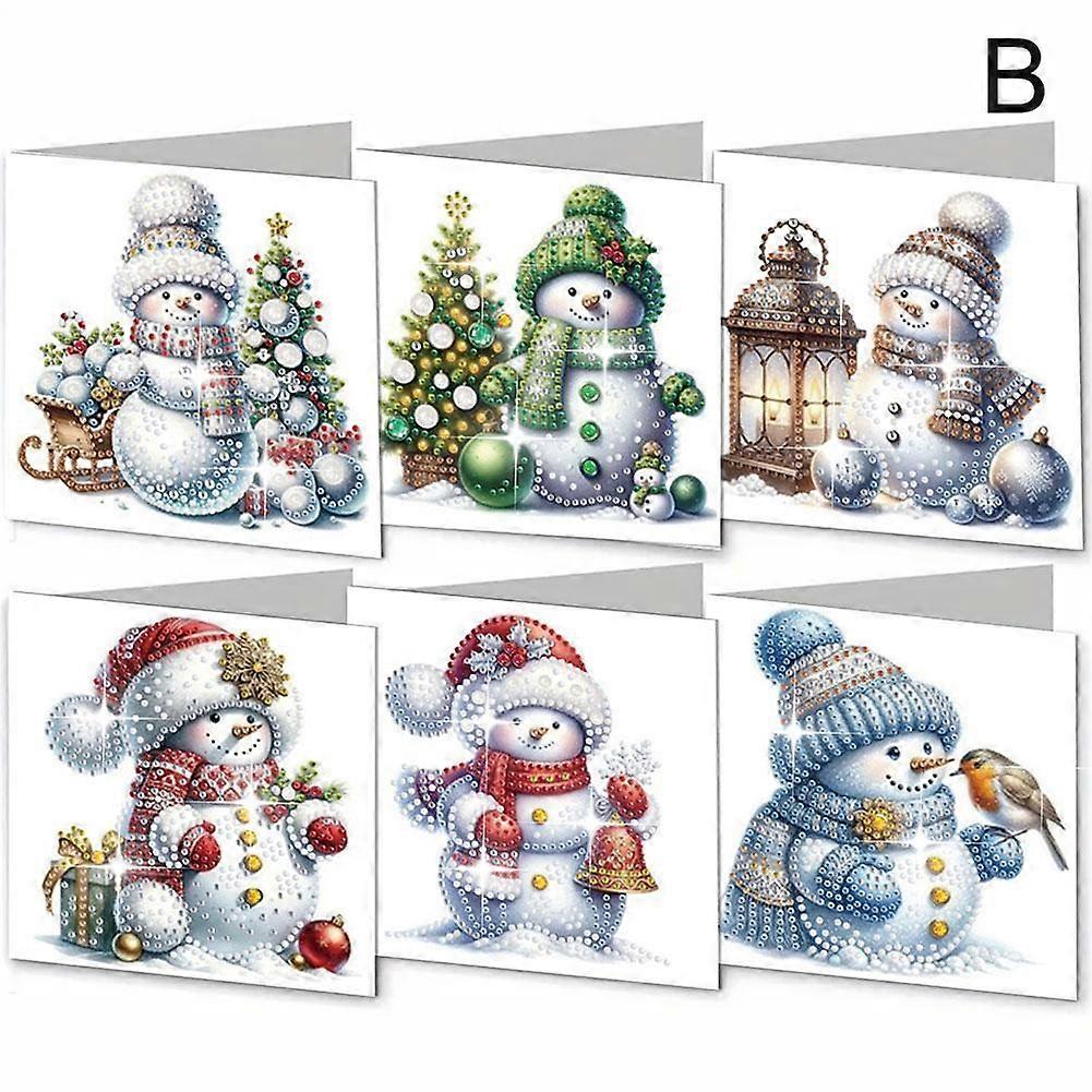 6-pack Diamond Art Greeting Cards