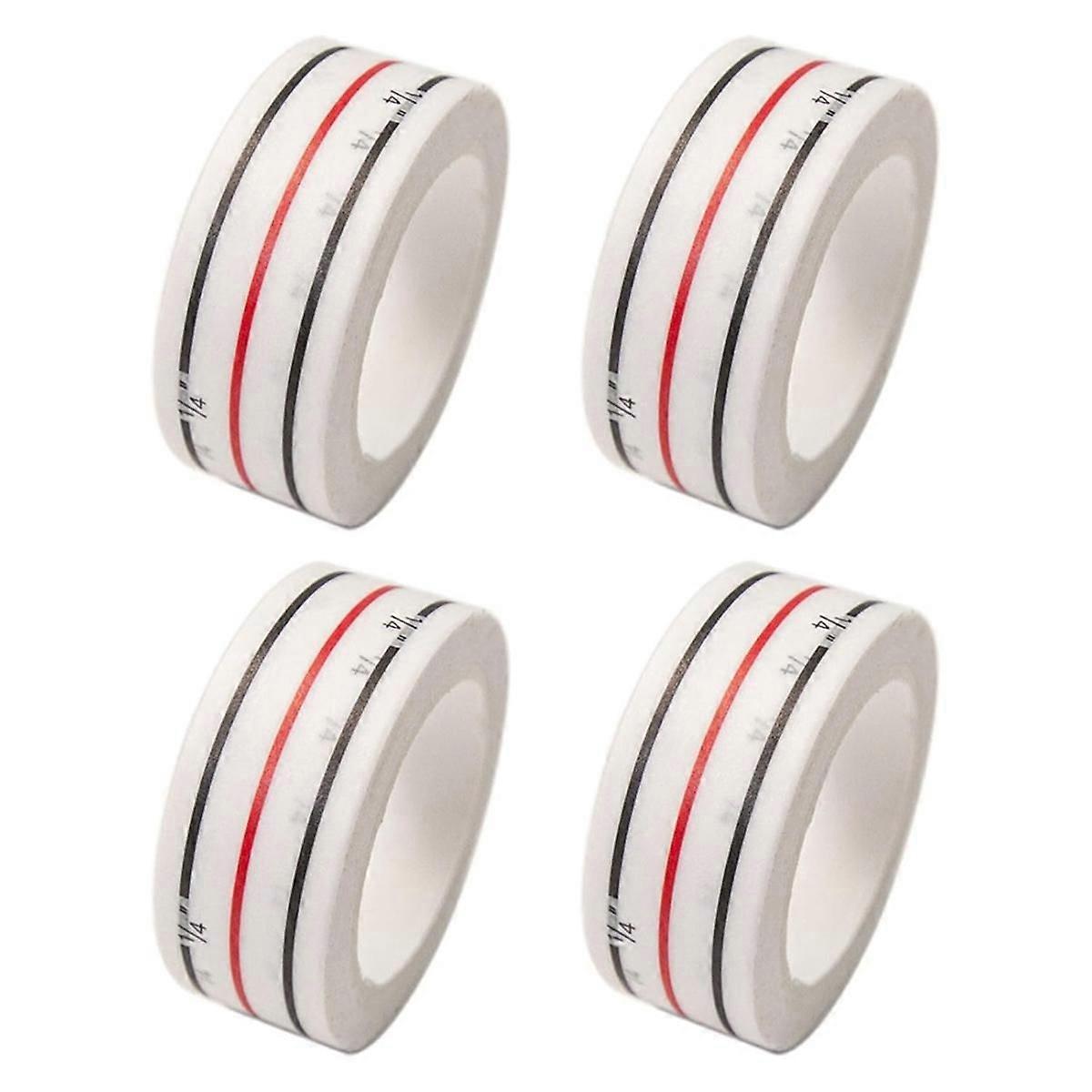 4pcs Seamingly Seam Guide Instruction Tool Sewing Basting Tape Machine Sewing Machines Seam Tapes