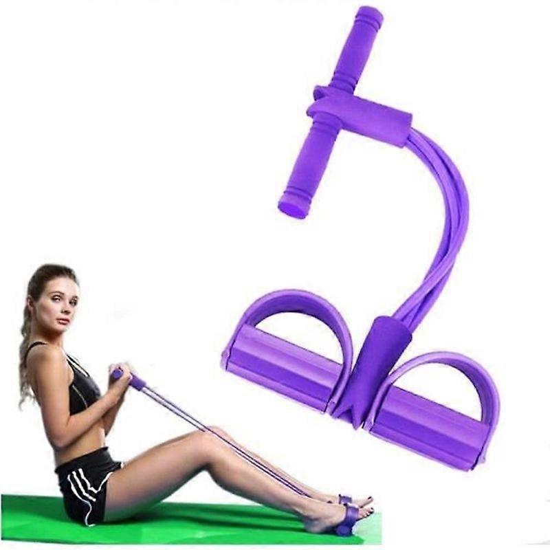 רצועת התנגדות - לא מוגדר - חותר אלסטי - 4 צינורות מעובים - 120 ס"מ - כושר גופני