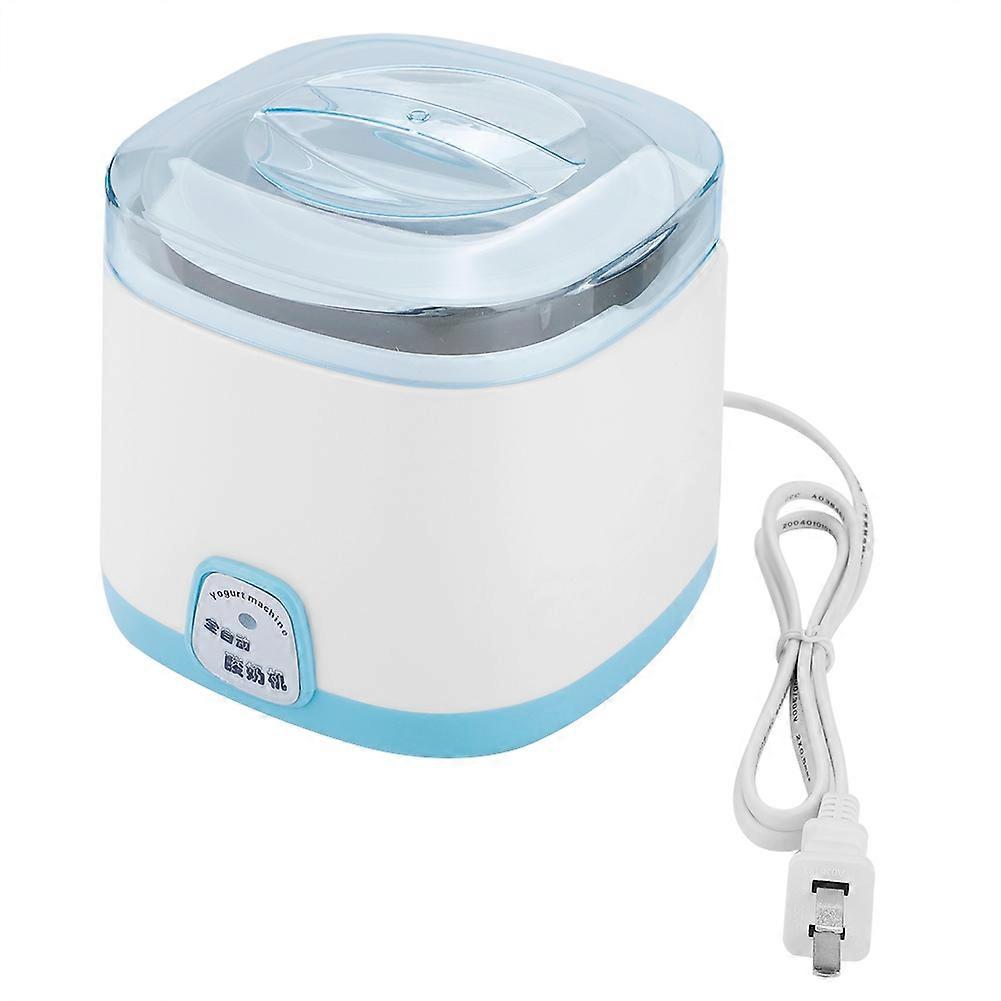 Household Electric Automatic DIY Yogurt Machine Maker Stainless Steel Inner Container (Blue)