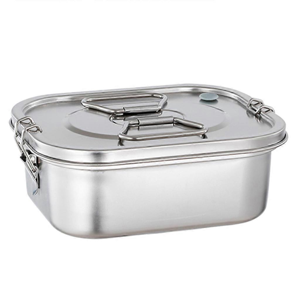 Edelstahl-Lunchbox für Erwachsene Student Office Worker Use Storage Organizer