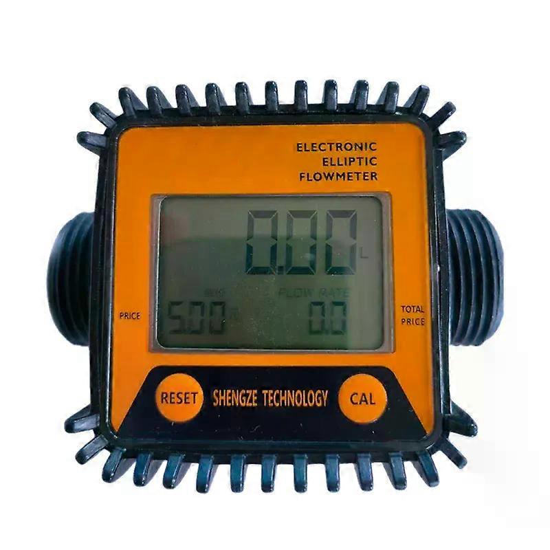 K28 Electronic Display Turbine Flowmeter for Measuring Methanol Counter Flow Meter Urea Flow Rate-Orange