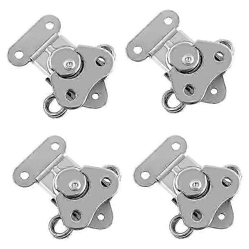 4 Pack 304 Stainless Steel Twist Latch with and Butterfly Draw Latch compatible with Case Box