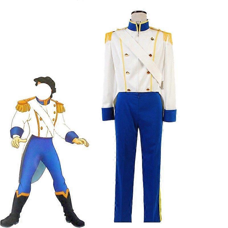 New Arrival Prince Eric Costume Cosplay The Little Mermaid Uniform Halloween Costume For Men
