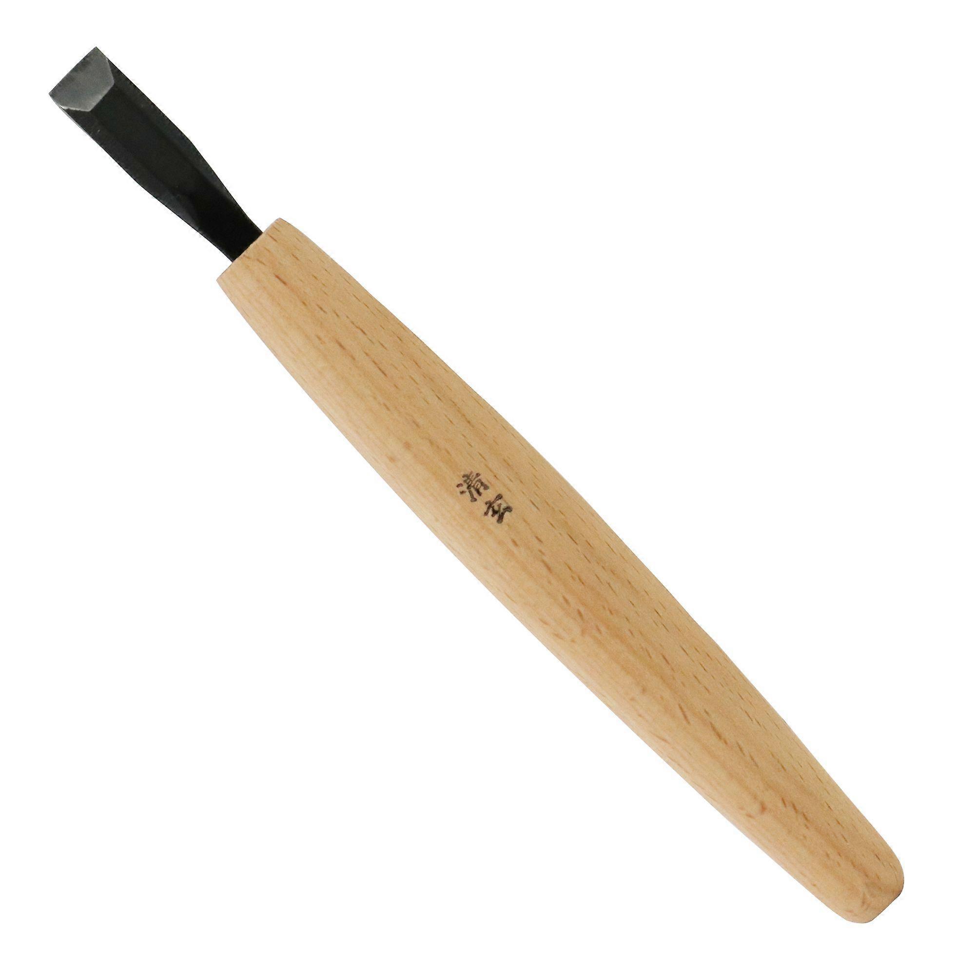 Seigen No. 2 Japanese Wood Carving Craft Tool 9mm Flat Chisel for Woodworking
