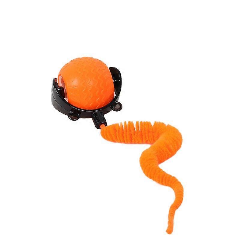 Rechargeable Cat Ball Toys For Indoor Use USB Rechargeable Small Size ABS Plastic Interactive Ball Toy Blue