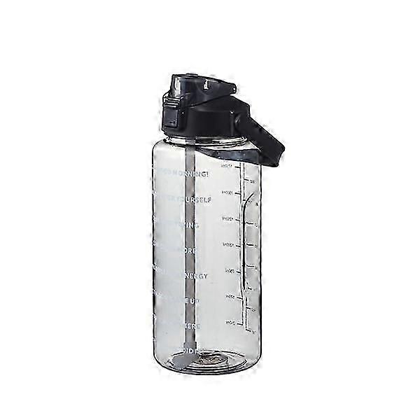 2 liter water bottle with straw