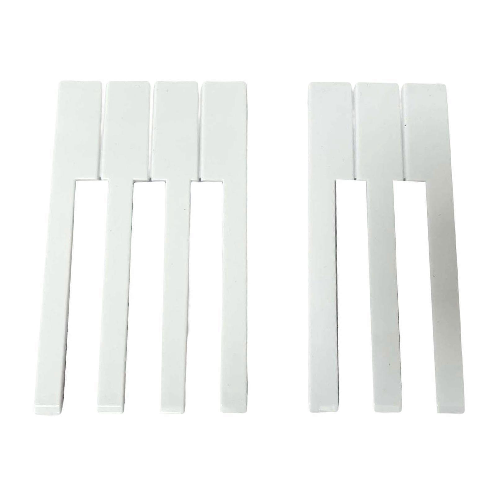 key Replacement Full Set with Fronts White