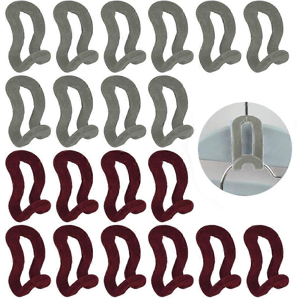 Hanger Hooks For Outfit Closet, Reliable Material Abs Plastic Mini Cascading Hooks, Double Or Triple Hanging Space, Suitable For All Hangers (60