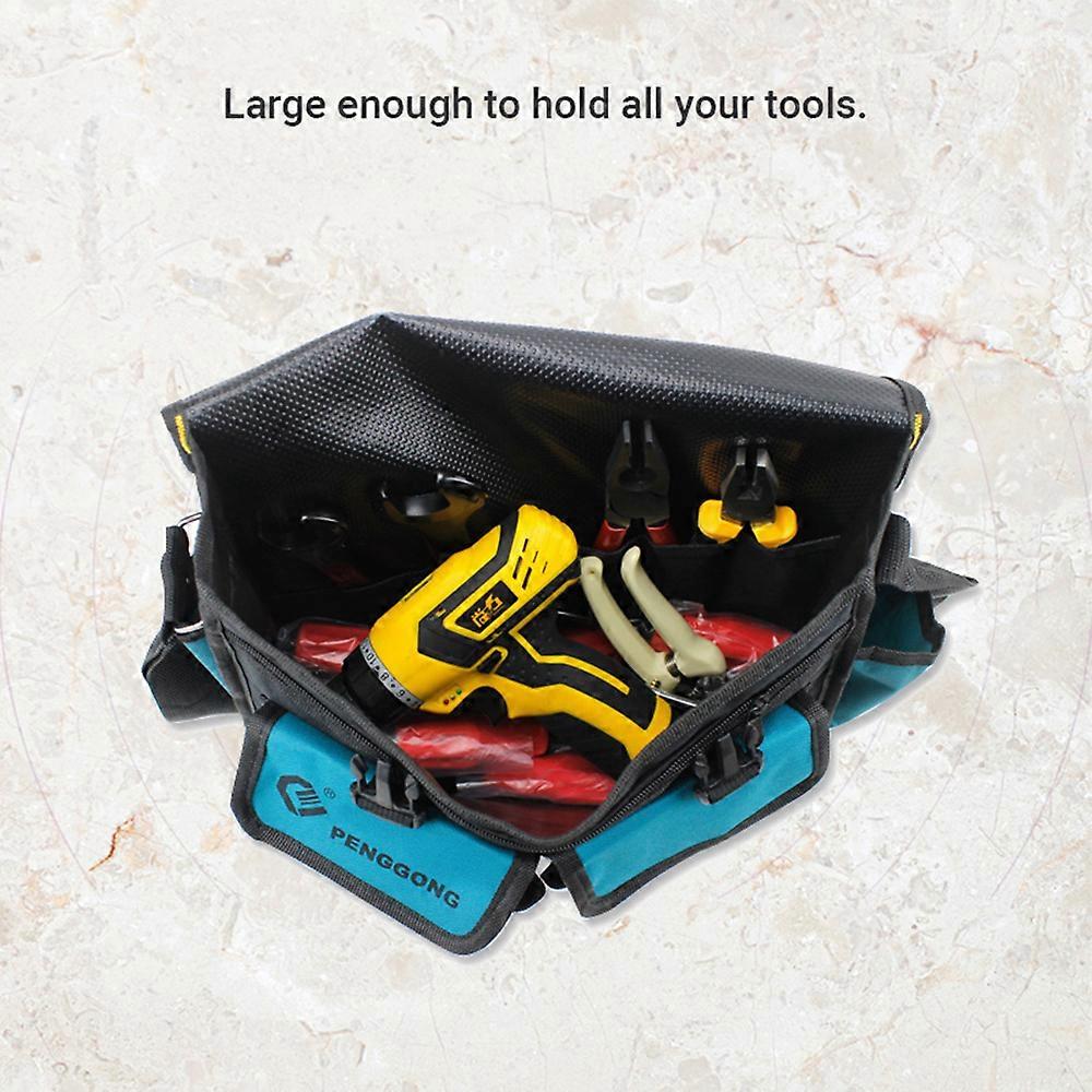 081 Multifunctional Tool Storage Bag One-shoulder Bag Oxford Cloth Waterproof and Wear-resistant Toolkit Electrician's Toolkit