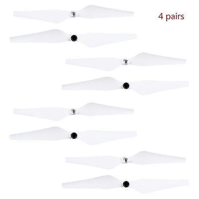 8PCS 9450 White Plastic Self Locking Enhanced Prop Blade Propellers for DJI Phantom Multicopter 1/2/3 Version Accessories
