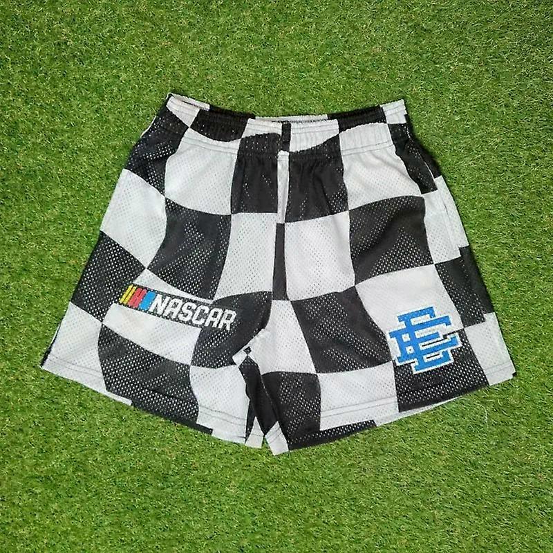 Eric Emanuel EE Basic Shorts 2024 Herr Fitness Shorts Strandbyxor Sport Mesh Andningsfunktion Herrshorts Mode Meshshorts Herr