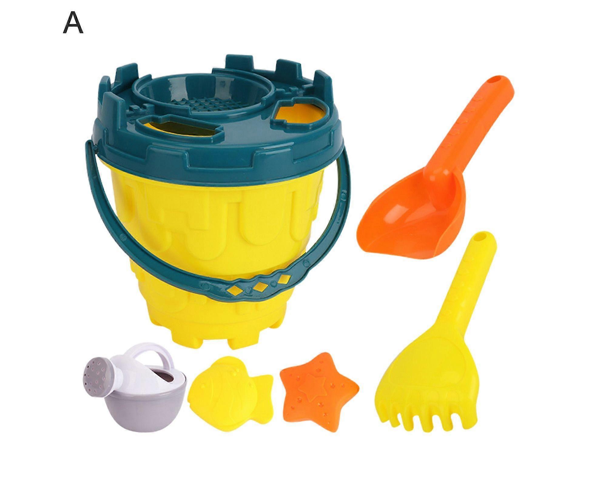 6Pcs/Set   Beach Toy Fun Smooth Surface Plastic Beach Engineering Car Toy for Entertainment