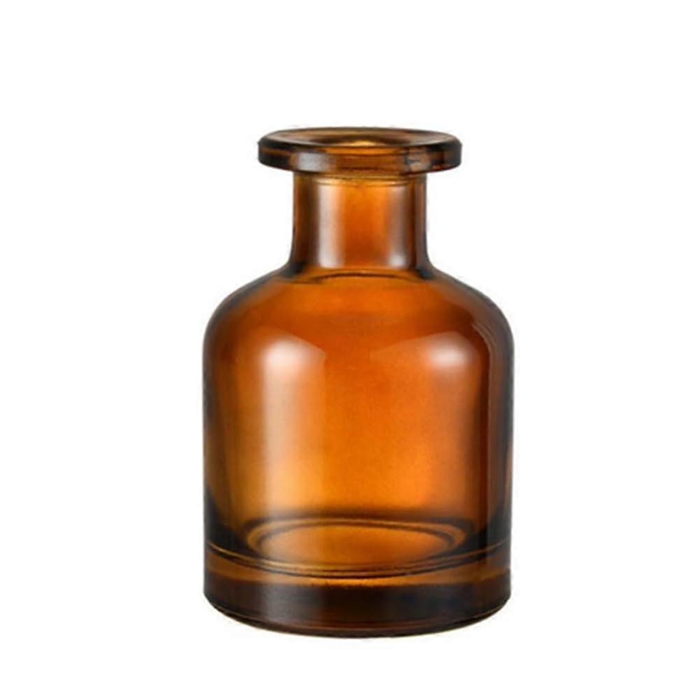 Glass Aromatherapy Diffuser Storage Container 150ml/5oz for Essential Oils, DIY Fragrance Accessories, Clear Bottle