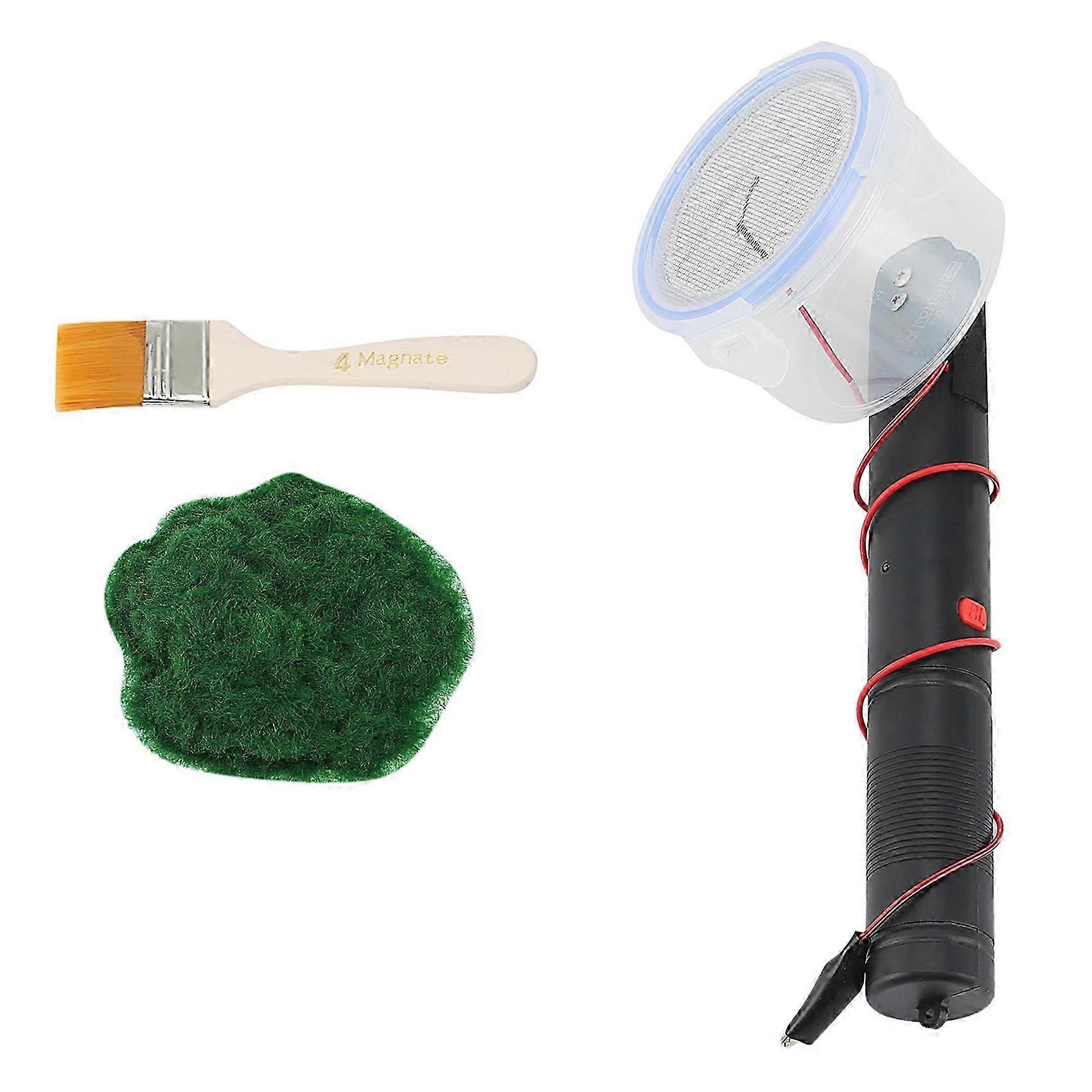 Static Grass Flocking Applicator Set Plastic Flocking Applicator with Antiskid Handle ,DIY Table