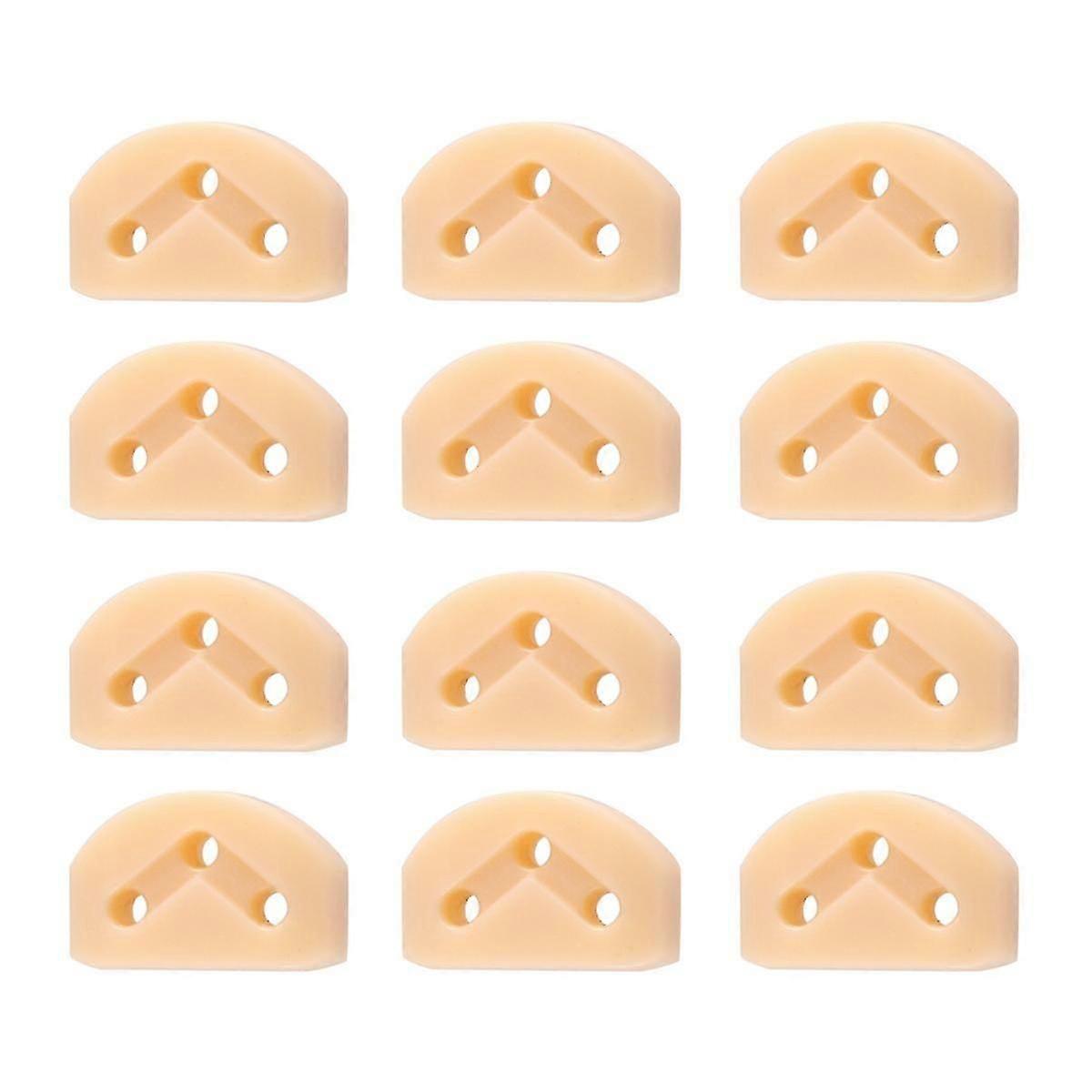 12Pcs Classical Guitar Rollers String Trees Retainer Guides Guitar String Locks Nut Block Clamp bs