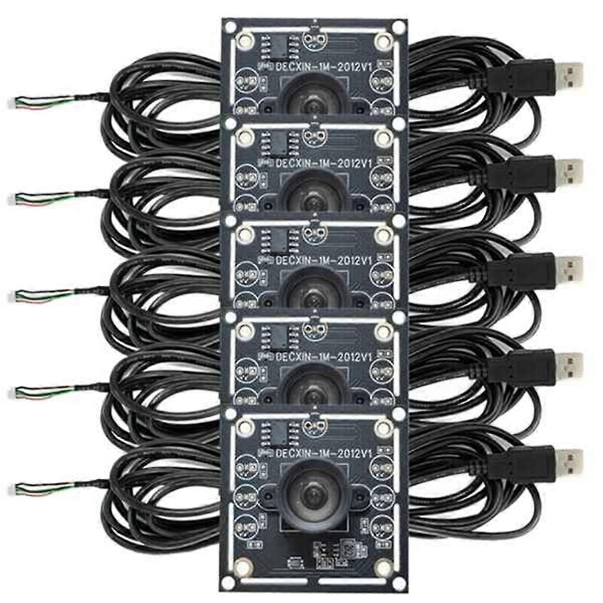 5Pcs 100 Degree Camera Module with 3 Meter Cable for WinXP/7/8/10