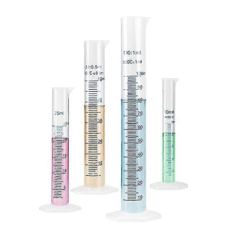 4pcs Measuring Cylinder 100ml