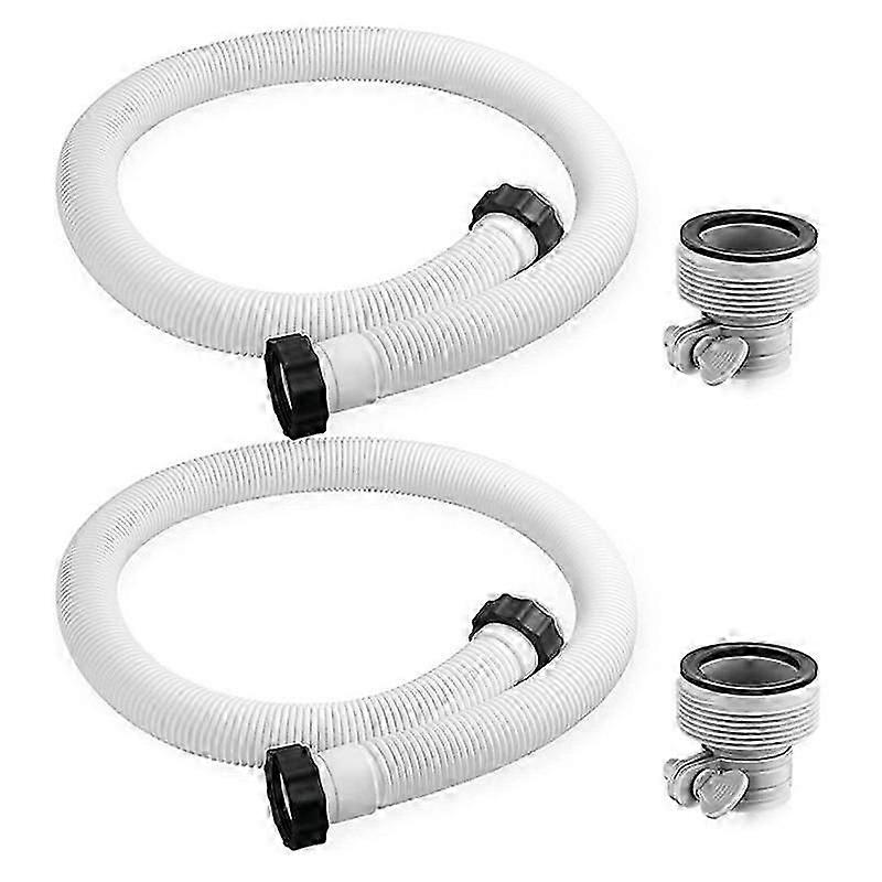 1.5InDiameter Pool Pump Hoses Adapter for Above Ground Pools-59In Long Pool Hoses for Filter Pump&S