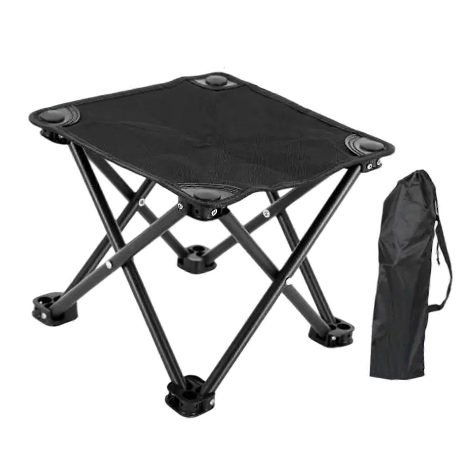 Camping Stool Compact Outdoor Folding Stool Lightweight Recliner Foot Rest with