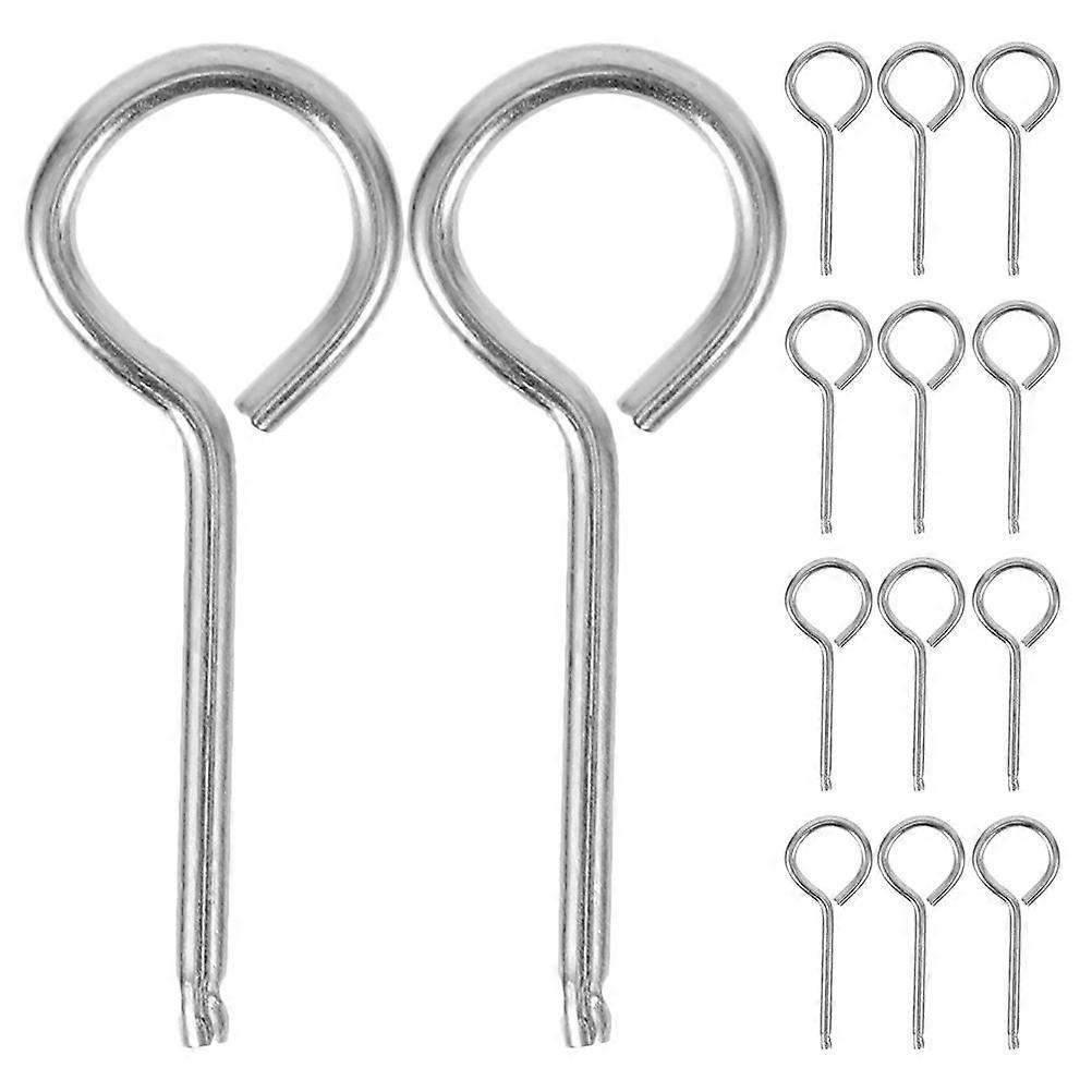 100pcs καρφίτσα ασφαλείας αντικατάστασης καρφιτσών κλειδαριών πυροσβεστήρων ανοξείδωτου
