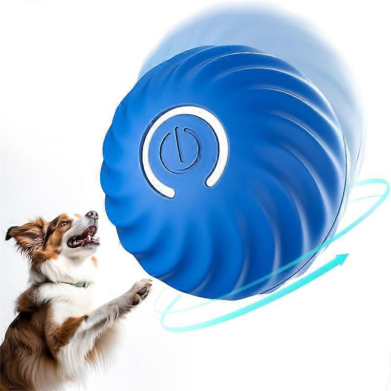 Interactive Automatic Pet Ball Interactive Dog Toys Durable Active Rolling Ball Automatic Moving Bouncing Rotating Ball